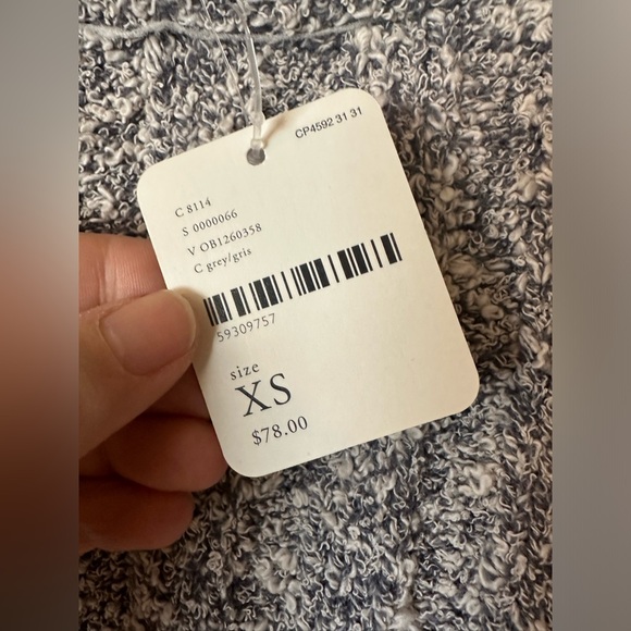 Free People Good Day Pullover Sweater in Gray NWT - Picture 5 of 8